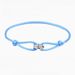 Designer Hand Woven Couple Stainless Steel DIY Bracelet With Color And Three Ring Adjustable Bracelet, Women's_ipsvogv.com