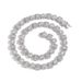 Men's Jewelry Copper Inlaid Zircon Necklace Round Square Mix Zircon Hip Hop Men's Tennis Chain Stacking Trendy Style_ipsvogv.com