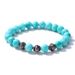 Men's Jewelry Stainless Steel Cross Flower With Turquoise Bracelet Jewelry Men's Niche Women's Jewelry_ipsvogv.com
