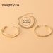 Gold Multi Layer Bracelet For Women Fashionable Street Shot Open Bracelet Bangle_ipsvogv.com