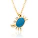 Color Oil Drip Crab Pendant Necklace - Micro Inlaid Zircon Animal Jewelry, Unique Creative Design_ipsvogv.com