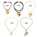 Sweet Cool Accessories, Exaggerated Big Heart Pendant Necklace, Simple And Long Velvet Chain Tassel Necklace_ipsvogv.com
