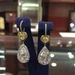Cao Shi Earrings for Women with Two Color Plating and Micro Set AAA Zircon Stone Fashion Versatile Bridal Earrings_ipsvogv.com