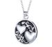 Platform Couple Collar Double Love Sisters Tree Necklace 0680_ipsvogv.com