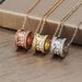 Designer Men's And Women's Classic Titanium Steel Small Waist Necklace Red Man Hollow Out Fashion Full Dia Pendant_ipsvogv.com