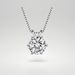 S Pure Silver Classic Six Claw Mosonite Necklace for Women with High Gra Clavicle and Women's Pendant that Does Not_ipsvogv.com