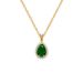 Steel 【 Titanium 】 Water Drop Zircon Fashion Light Luxury Charm Gorgeous Full Diamond Necklace Women's Versatile 【 】_ipsvogv.com