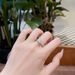 six Light Luxury High-end Fiery Color Claw Zircon Female Ice Queen Holding Flower Diamond Ring, Luxurious Wedding Ring ,_ipsvogv.com