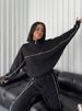Women's Clothing New Fashion Printed POLO Collar Short Sleeve Tight Hip Wrapped Trousers Suit_ipsvogv.com
