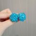 Unisex Small Fresh And Cool Blue Hydrangea Beaded Earrings For Women High End Handmade Design Niche Earrings Versatile_ipsvogv.com