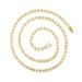Hip Hop Single Row 4MM Tennis Chain Alloy Full Rhinestone Necklace_ipsvogv.com