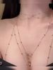 Chest chain Body chain Plus size sexy high-grade necklace choker chain collarbone chain decorative chain Bikini full body chain accessories_ipsvogv.com