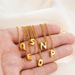 Hit New Product 26 Letter Necklace Gold Copper Plated Bubble Letter Necklace_ipsvogv.com