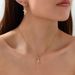 Niche Simple Cross Necklace Earrings Set Ins Light Luxury Inlaid Zircon Design Necklace Set Clavicle Chain_ipsvogv.com
