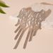Light luxury style diamond-encrusted wing fringed integrated stud earrings and ear clips_ipsvogv.com