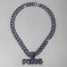 Hip Hop KING Letters Gun Black Lotus Purple Diamond Pendant Street Personality Design Cuban Chain Jewelry_ipsvogv.com