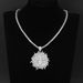 2025 New Thorn Cross Zinc Alloy Full Rhinestone Pendant Tennis Necklace_ipsvogv.com