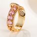 New Round Personalized And Niche Ring, Gift For Girlfriend_ipsvogv.com