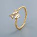 Spot Japanese And Korean Style Diamond Candy Ring Female Index Finger Ring Opening Adjustable Simple Zircon CZ Hand Jewelry_ipsvogv.com