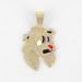 Unisex Jewelry Fashion Personality Magic Hat Rabbit Head Pendant Necklace Men's High End Full Diamond Cuban Chain_ipsvogv.com