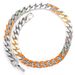 Men's Jewelry Fashion Jewelry Colorful Diamond Stainless Steel Cuban Necklace Niche Design Light Luxury Titanium Steel Hip Hop Jewelry_ipsvogv.com