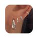 Women’s Jewelry Set Fashion Hot Sale Real Gold Brass Electroplating Fashionable And Simple Micro Inlaid Zircon Earrings Temperament Versatile Earrings_ipsvogv.com