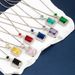 Light Luxury Temperament Square Copper Micro Inlaid Zircon Pendant Necklace For Women's Niche Collarbone Chain Jewelry_ipsvogv.com