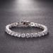 3/4/5/6mm Single Row Diamond Micro Pave Zircon Chain Hip Hop Men's Tennis Bracelet Jewelry_ipsvogv.com