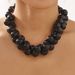 N11791ZA Baroque necklace with exaggerated large pearl temperament choker collarbone chain_ipsvogv.com