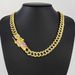 Unisex New Style Diamond Necklace Of The Virgin Of Wealth Personalized Retro Punk Trend Hip Hop Cuban Chain_ipsvogv.com