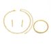 Bridal Jewelry Necklace Earrings Bracelet Set Three-Piece Clavicle Chain Evening Dress Accessories_ipsvogv.com