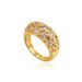 Women’s Jewelry Set Fashion Retro Classic Versatile Oval Full Diamond Ring Gold Light Luxury Fashion Commuter Ring_ipsvogv.com