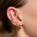 Women's Jewelry S925 Silver Needle Irregular Concave And Convex Design Earrings Ins Cold Style Simple Ear Buckle Texture Round Earrings_ipsvogv.com