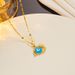 Micro Inlaid Devil's Eye Titanium Steel Fashionable And Individually Colorless Anti Allergy Necklace Copper Plated True_ipsvogv.com