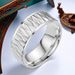 Xiyin's New Titanium Steel Diamond Patterned Ring With Fashionable Design And Versatile Couple Handicrafts_ipsvogv.com