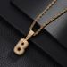 New 26 Letter English Pendant Hip-hop With Copper Inlaid Zircon, Fashionable And Simple Unisex Necklace_ipsvogv.com