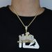 Hip Hop New NDB Letter Pendant Trendy Personality Hip Hop Men's Necklace Jewelry_ipsvogv.com