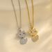 Female Zircon Swinging Lucky Cat Live With Small Crowd Design Light Luxury Full Diamond Electroplated Gold Pendant_ipsvogv.com