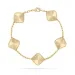 Designer Bracelets Van Bracelet Four Leaf Clover Gold Love Bangle Pendant Sparkg Crystal Dia For Women&girl_ipsvogv.com