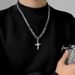 Equatorial Cross Necklace, Hip Hop, High End Trendy Brand, Versatile Pendant, Men's Unique Design Accessories_ipsvogv.com
