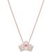 Beating Heart Crown Necklace Female Element Crystal Smart Clavicle Necklace Female_ipsvogv.com