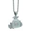 Hip Hop Necklace, Hiphop Copper Inlaid With Zircon, US Dollar, Money Bag, Men's And Women's Personalized Trendy Brand_ipsvogv.com