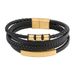 Bracelet 1PC Explosion Stainless Steel Leather Cord Bracelet Men's Multi-Layer Simple Braided Leather_ipsvogv.com