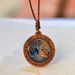 New Style Wooden Pendant Mushroom Eyes Cross DIY 9-piece Necklace Set_ipsvogv.com