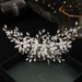 Original Bridal Jewelry Alloy Pearl Hair Comb Insert Comb Handmade Bridal Wedding Headdress_ipsvogv.com