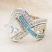 sparkling Diamond Square Princess Fashionable Women's Engagement And Proposal Ring, Ring_ipsvogv.com