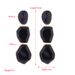 Fashionable And Trendy New Alloy Transparent Resin Earrings, Women's Long Style, Multi-layer Irregular Geometric Ear_ipsvogv.com
