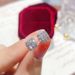 Cao Shi's Autumn Winter New Sparkling Square Diamond Earrings Exude Feminine Temperament, Exuding A Touch Of Luxury,_ipsvogv.com