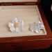 Spring Summer New White Camellia Pearl Zircon Light Luxury Gentle White-Enhancing Textured Elegant Earrings_ipsvogv.com