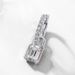 S925 Silver Moissanite Earrings With Diamonds And Dazzling Earrings Light Luxury Fashion Simple Niche All Match_ipsvogv.com